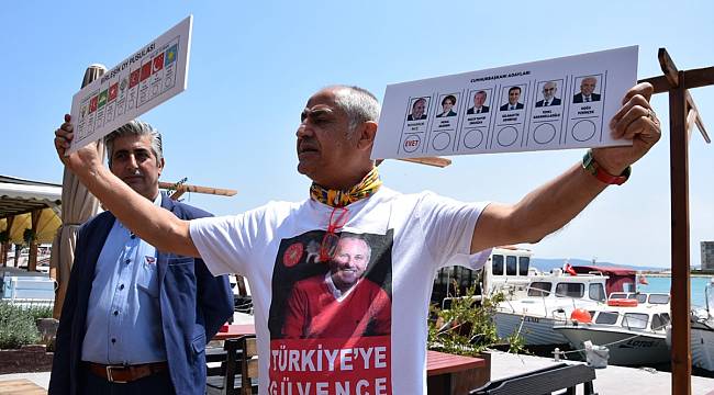 CHP’li Çam, sokakta ‘nasıl oy verileceğini’ anlatıyor