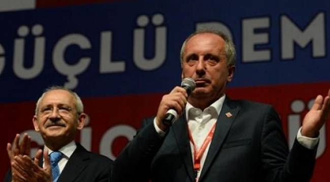 CHP'nin cumhurbaşkanı adayı Muharrem İnce!