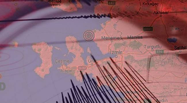 Ege&#039;de iki deprem