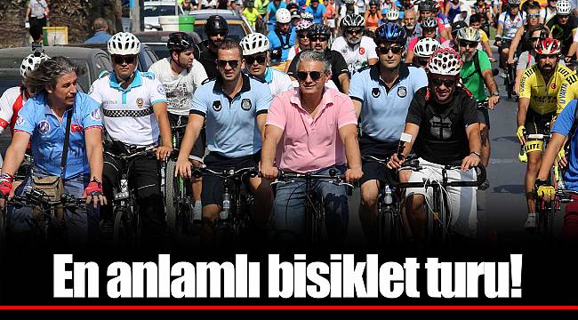 En anlamlı bisiklet turu!