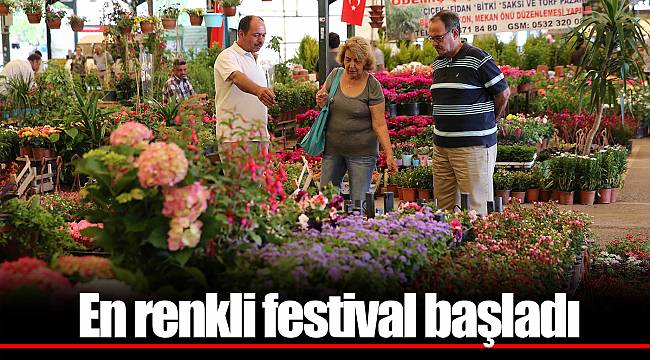 En renkli festival başladı