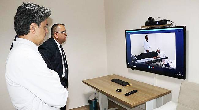 Erzincan'da sağlıkta telekonferansla muayene dönemi