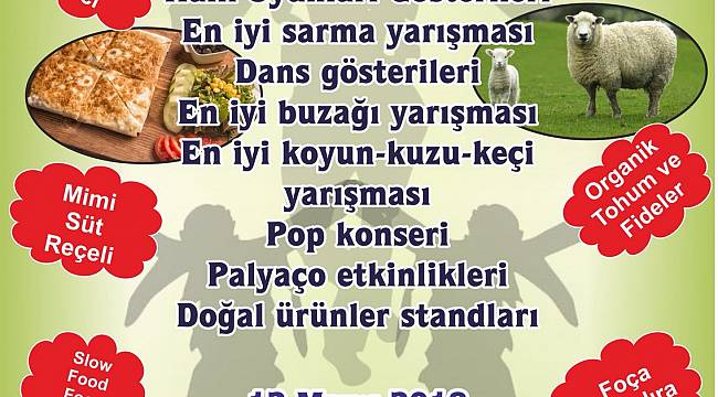 Foça Bağarası’nda Şenlik Var