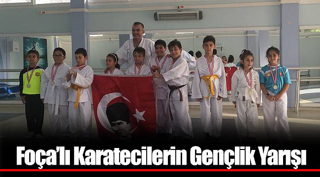 Foça’lı Karatecilerin Gençlik Yarışı