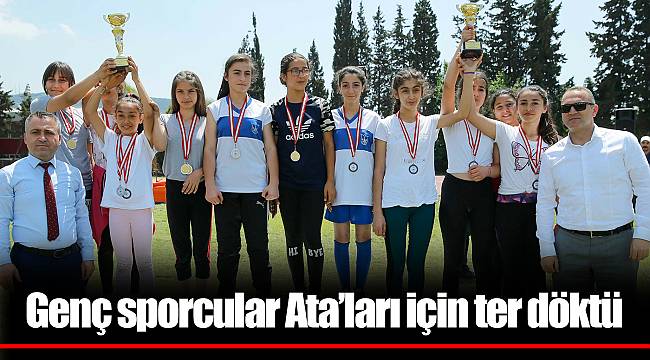Genç sporcular Ata’ları için ter döktü