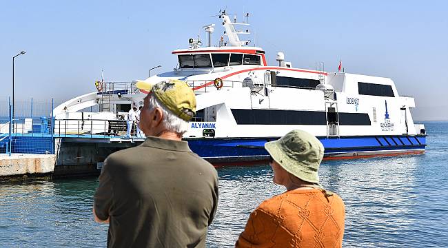 Güzelbahçe vapuru yolcularına &quot;güzel haber&quot;