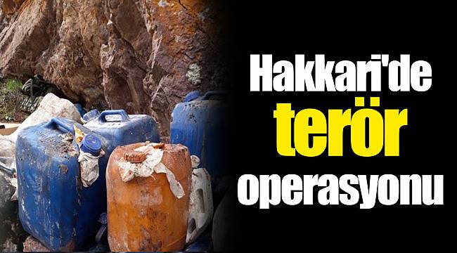 Hakkari'de terör operasyonu