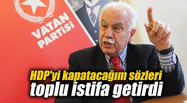 HDP'yi kapatacağım sözleri toplu istifa getirdi