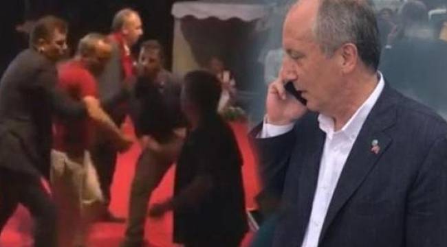 İnce, korumaların sahneden attığı vatandaştan özür diledi