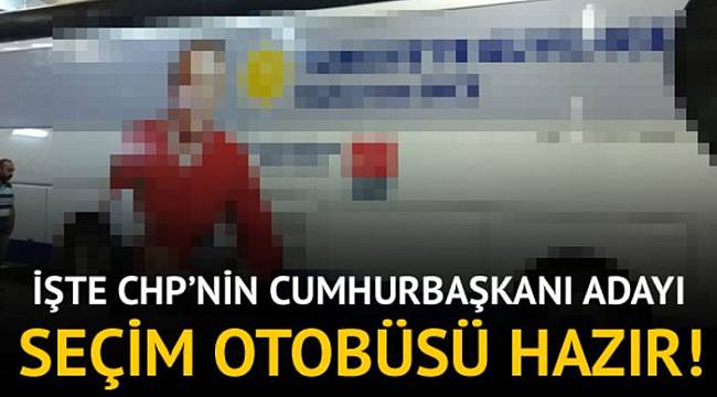 İşte Muharrem İnce'nin seçim otobüsü...