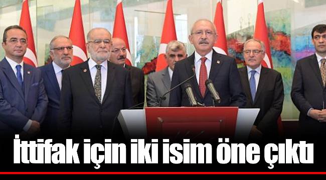 İttifak için iki isim öne çıktı