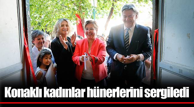 Konaklı kadınlar hünerlerini sergiledi