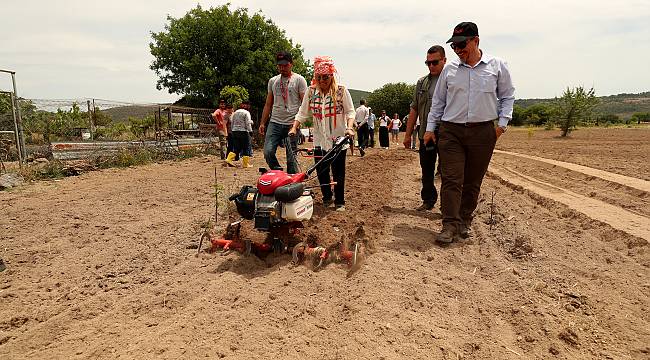 Koruncuk Köy Urla çocukları için hobi bahçesi oluşturuldu