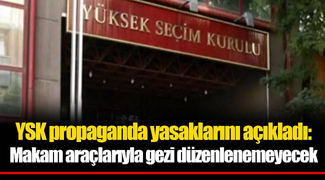 Makam araçlarıyla gezi düzenlenemeyecek