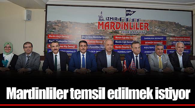 Mardinliler temsil edilmek istiyor