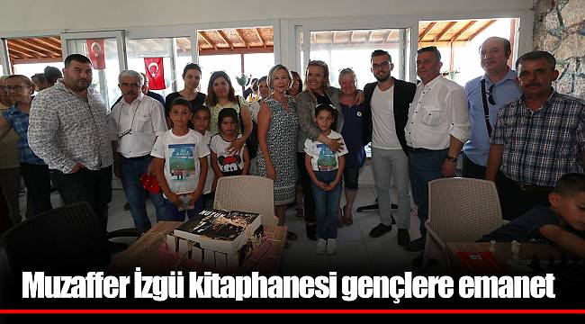Muzaffer İzgü kitaphanesi gençlere emanet