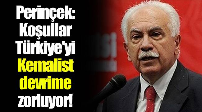 Perinçek: Koşullar Türkiye'yi Kemalist devrime zorluyor!