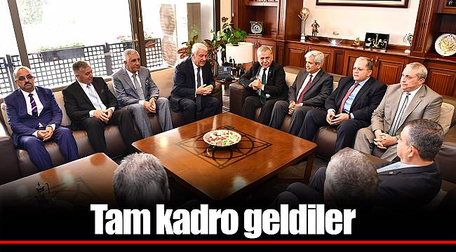 Tam kadro geldiler