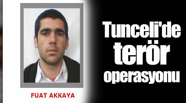 Tunceli'de terör operasyonu