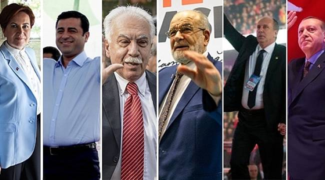 YSK, cumhurbaşkanı adaylarını açıkladı