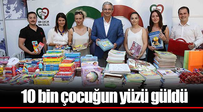 10 bin çocuğun yüzü güldü