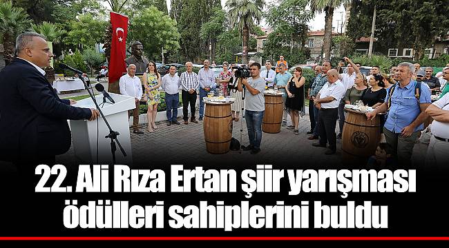 22. Ali Rıza Ertan şiir yarışması ödülleri sahiplerini buldu