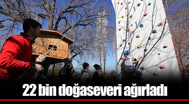 22 bin doğaseveri ağırladı