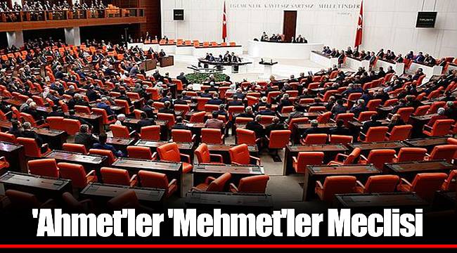 'Ahmet'ler 'Mehmet'ler Meclisi