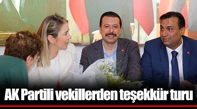 AK Partili vekillerden teşekkür turu