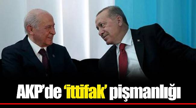 AKP’de ‘ittifak’ pişmanlığı