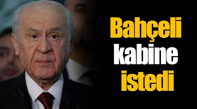 Bahçeli kabine istedi