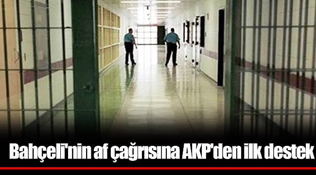 Bahçeli'nin af çağrısına AKP'den ilk destek