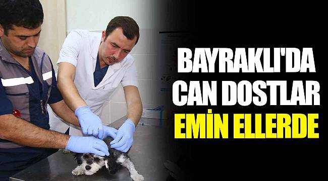 BAYRAKLI'DA CAN DOSTLAR EMİN ELLERDE