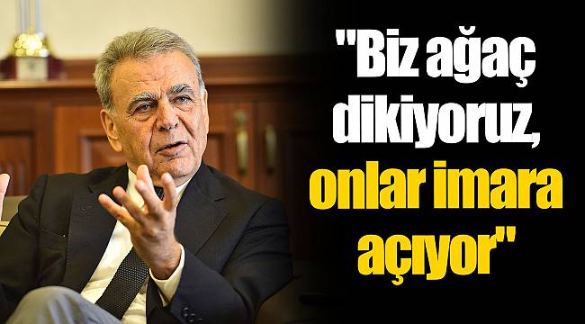 &quot;Biz ağaç dikiyoruz, onlar imara açıyor&quot;