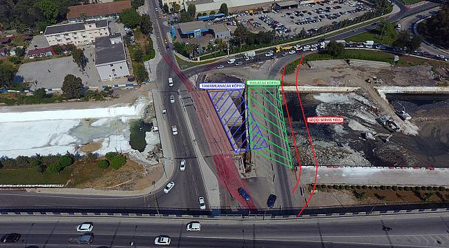 Bostanlı Köprüsü'nde yeni trafik düzenlemesi