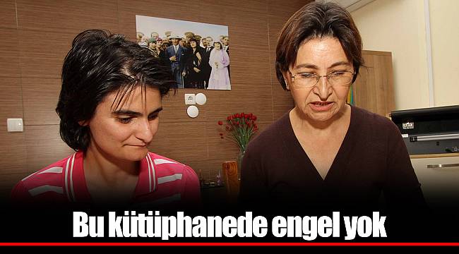 Bu kütüphanede engel yok