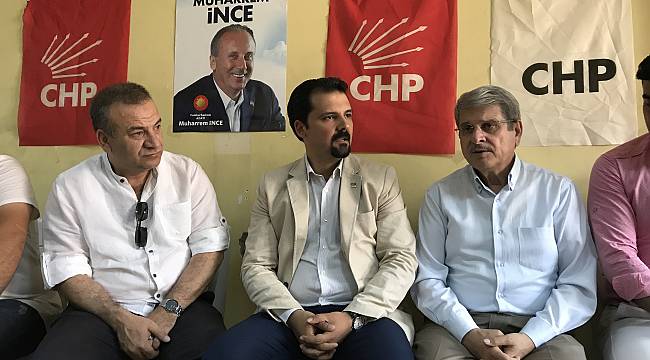 CHP Konak'a Aytun Çıray'dan geçmiş olsun ziyareti