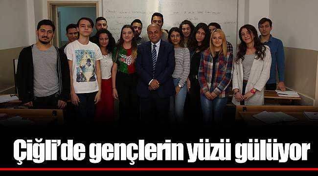 Çiğli’de gençlerin yüzü gülüyor