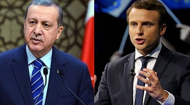 Cumhurbaşkanı Erdoğan, Fransız mevkidaşı ile telefonda görüştü