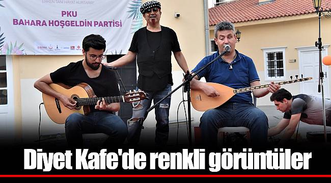 Diyet Kafe'de renkli görüntüler