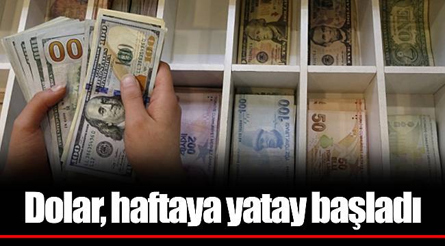 Dolar, haftaya yatay başladı