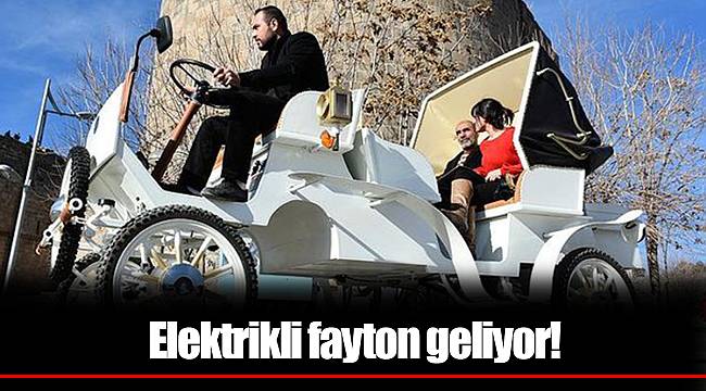 Elektrikli fayton geliyor!