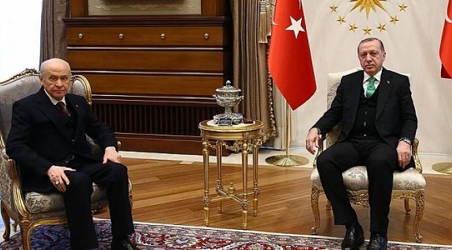 Erdoğan-Bahçeli görüşmesi sona erdi