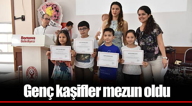 Genç kaşifler mezun oldu
