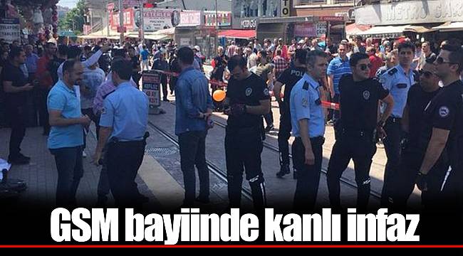 GSM bayiinde kanlı infaz