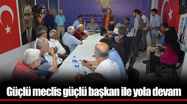 Güçlü meclis güçlü başkan ile yola devam