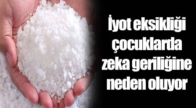 İyot eksikliği çocuklarda zeka geriliğine neden oluyor