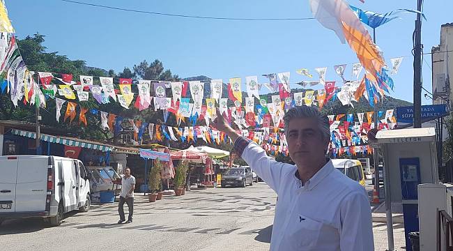 Karaburun’da ‘bayraklama’ krizi
