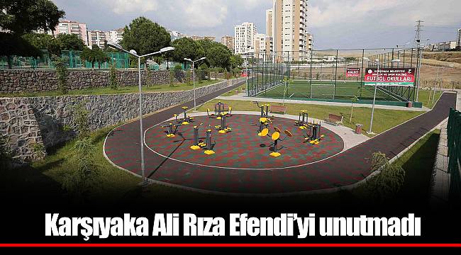 Karşıyaka Ali Rıza Efendi’yi unutmadı