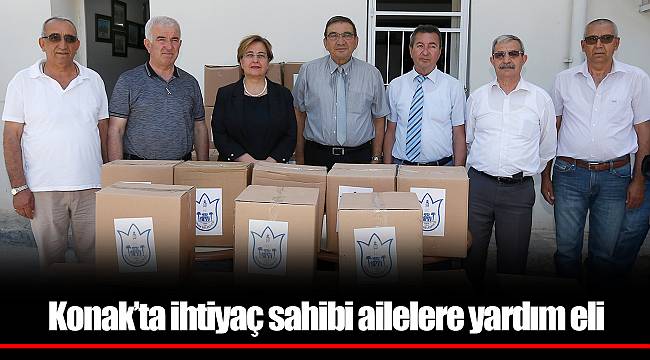 Konak’ta ihtiyaç sahibi ailelere yardım eli